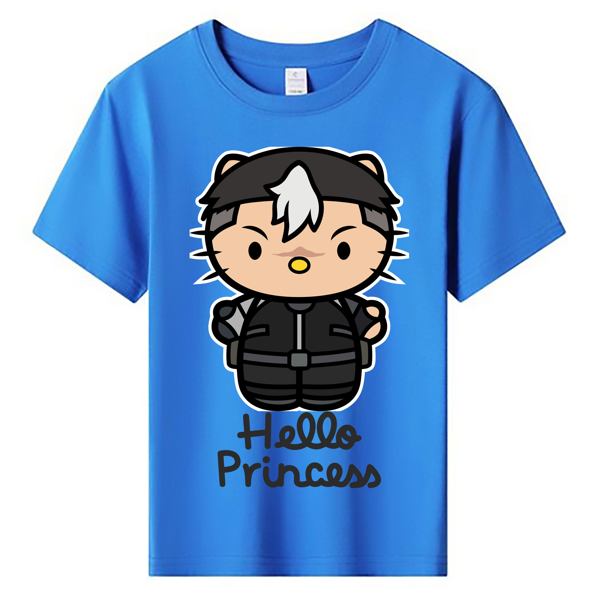 （画像用） Hello Kitty ハローキティ 綿100％キッズTシャツ（フロントプリント）